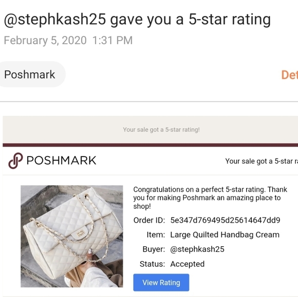 Large Quilted Handbag Wine Burgundy - Picture 9 of 16